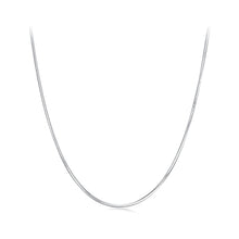 Load image into Gallery viewer, 925 Sterling Silver + Plated White Gold 40cm Necklace
