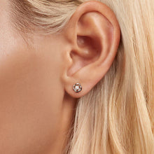 Load image into Gallery viewer, 925 Sterling Silver Moissanite Earrings, 0.3cm, White Gold Plated, for Women
