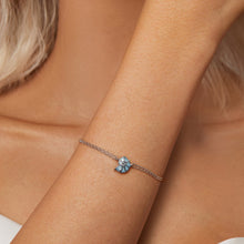 Load image into Gallery viewer, 925 Sterling Silver White Gold Plated Bracelet with Enamel Process
