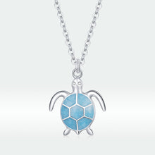 Load image into Gallery viewer, 925 Sterling Silver Adjustable Necklace with Pavé CZ and Enamel, 44cm
