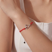 Load image into Gallery viewer, 925 Sterling Silver White Gold Plated Bracelet with CZ Pavé Setting, 15+6cm Length for Women
