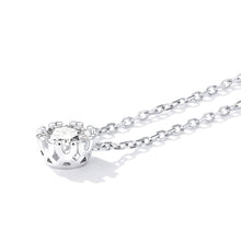 Load image into Gallery viewer, 925 Sterling Silver Adjustable Necklace with CZ Pendants for Women
