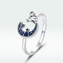 Load image into Gallery viewer, S925 Sterling Silver Oxidized Pavé Setting CZ Ring
