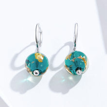 Load image into Gallery viewer, 925 Sterling Silver Earrings with Glass Bead for Women

