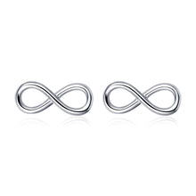 Load image into Gallery viewer, 925 Sterling Silver Earrings for Women - 0.6*1.3 cm, Plated Platinum
