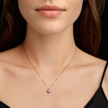 Load image into Gallery viewer, 925 Sterling Silver Moissanite &amp; CZ Pavé Necklace - 40+5cm for Women
