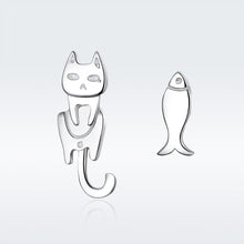 Load image into Gallery viewer, 925 Sterling Silver Earrings with Platinum Plating for Women
