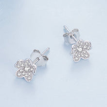 Load image into Gallery viewer, S925 Sterling Silver Pavé Setting CZ Earrings
