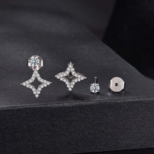 Load image into Gallery viewer, 925 Sterling Silver Moissanite 0.1ct Earrings for Women

