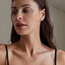 Load image into Gallery viewer, 925 Sterling Silver 4mm Moissanite Plated Platinum Necklace for Women
