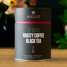 Load image into Gallery viewer, Jet Black - Roasty Coffee Black Tea - 15 Tea Bags
