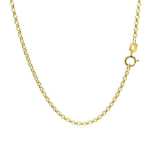 Load image into Gallery viewer, 14k Yellow Gold Rolo Chain 1.9mm
