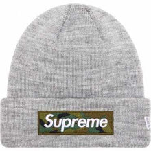 Load image into Gallery viewer, Supreme Box Logo Beanie (FW23) Heather Gray
