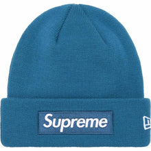 Load image into Gallery viewer, Supreme Box Logo Beanie (FW23) Blue

