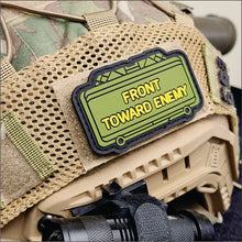 Load image into Gallery viewer, The Clacker Claymore Mine - &#39;Front Toward Enemy&#39; - 3 inch PVC Patch
