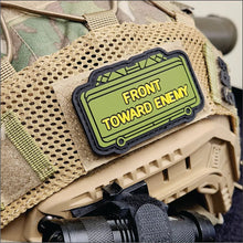Load image into Gallery viewer, The Clacker Claymore Mine - 'Front Toward Enemy' - 3 inch PVC Patch
