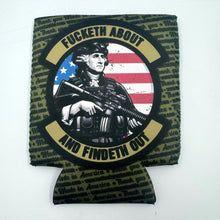 Load image into Gallery viewer, TGJ Neoprene Tacti-Cooler - Fucketh About and Findeth Out
