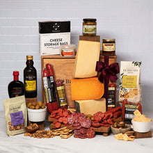 Load image into Gallery viewer, Fuhgettaboutit Cheese &amp; Charcuterie Gourmet Gift Crate
