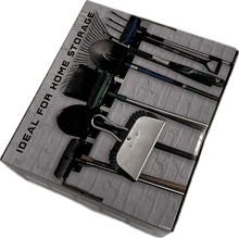 Load image into Gallery viewer, Garage Wall Rack Organizer for Yard Tools, Gear &amp; Equipment, Skis or Snowboard by Bindings
