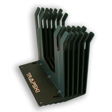 Load image into Gallery viewer, Garage Wall Rack Organizer for Yard Tools, Gear &amp; Equipment, Skis or Snowboard by Bindings
