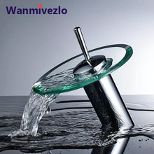 Load image into Gallery viewer, DecorBites™ Glass Waterfall Basin Sink Faucet
