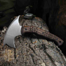 Load image into Gallery viewer, Handmade tomahawk "Dakuri" with tribal engraving
