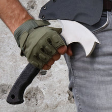 Load image into Gallery viewer, Handmade tomahawk "Dakuri" with tribal engraving

