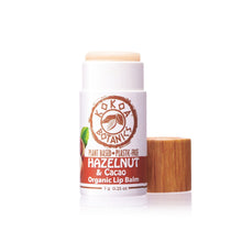 Load image into Gallery viewer, Hazelnut and Cocoa Butter - Natural Organic Lip Balm - Vegan - Plastic Free
