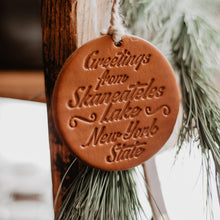 Load image into Gallery viewer, Leather Ornament  - USA Made
