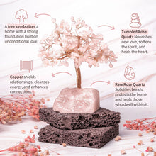 Load image into Gallery viewer, Home Sweet Home - Feng Shui Rose Quartz Tree
