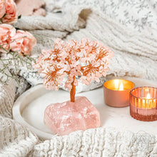 Load image into Gallery viewer, Home Sweet Home - Feng Shui Rose Quartz Tree

