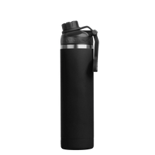Load image into Gallery viewer, HYDRA™ 22OZ Water Bottle with Powder Coat Finish &amp; Silicone Grip Whale Tale Handle
