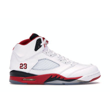 Load image into Gallery viewer, Nike Air Jordan Retro 5 "Fire Red Black Tongue"
