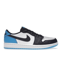 Load image into Gallery viewer, Jordan Retro 1 Low OG "Black Dark Powder Blue"
