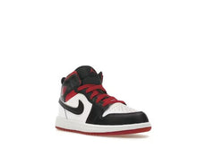 Load image into Gallery viewer, Air Jordan 1 Mid White Gym Red Black (PS)
