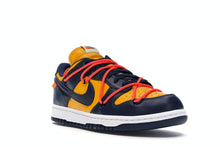Load image into Gallery viewer, Nike x Off-White Dunk Low &quot;University Gold Midnight Navy&quot;
