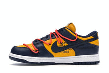 Load image into Gallery viewer, Nike x Off-White Dunk Low &quot;University Gold Midnight Navy&quot;
