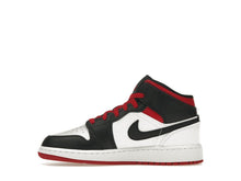 Load image into Gallery viewer, Air Jordan 1 Mid White Gym Red Black (GS)
