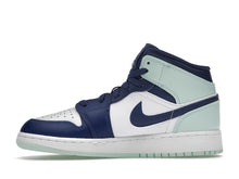 Load image into Gallery viewer, Jordan 1 Mid Mystic Blue Mint (GS)
