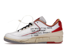 Load image into Gallery viewer, Air Jordan Retro 2 &quot;OFF-WHITE X AIR JORDAN&quot;  SP &#39;WHITE VARSITY RED&#39;
