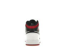 Load image into Gallery viewer, Air Jordan 1 Mid White Gym Red Black (GS)
