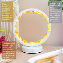 Load image into Gallery viewer, Infinite Abundance: Citrine Lamp of Manifestation

