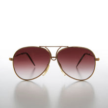 Load image into Gallery viewer, Kids Gold Rare Aviator Vintage Sunglass - Jr Voss
