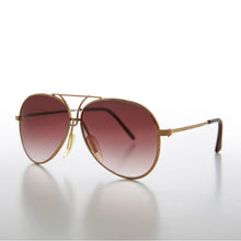 Load image into Gallery viewer, Kids Gold Rare Aviator Vintage Sunglass - Jr Voss
