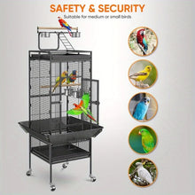 Load image into Gallery viewer, DecorBites™ Large 61" Bird Cage - Non-Toxic Steel, Easy Assembly
