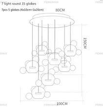 Load image into Gallery viewer, DecorBites™ LED Bubble Chandelier for Home Lighting
