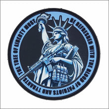 Load image into Gallery viewer, Tactical Lady Liberty - 3.5&quot; PVC/Sublimated Patch - Statue of Liberty
