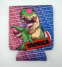 Load image into Gallery viewer, TGJ Neoprene TactiCooler - &#39;Merica - T-Rex
