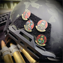 Load image into Gallery viewer, Mini Morale - 2024 1st Quarter Patch of the Month Patch &amp; Sticker Combo
