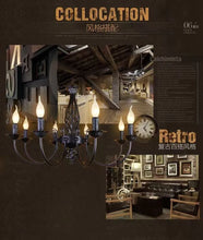 Load image into Gallery viewer, DecorBites™ Modern Black Iron Chandelier for Living Room
